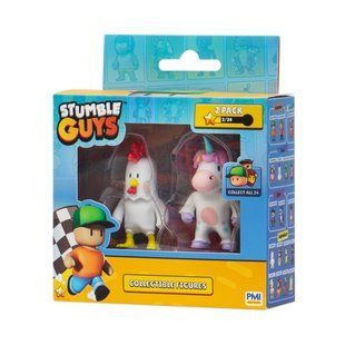Набор коллекционных фигурок Stumble Guys - Цыпленок и Сплинклы (2 фигурки, 6 см), комбинированый