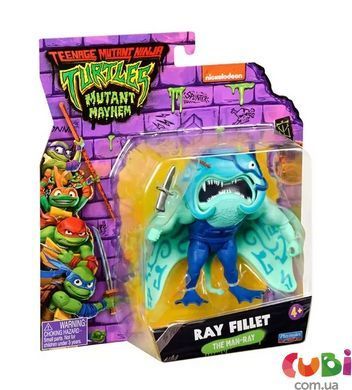 Игровая фигурка серии ЧЕРЕПАШКИ-НИНДЗЯ - РЭЙ ФИЛЛЕТ, комбинированый