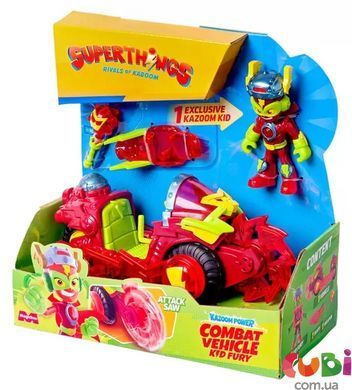 Игровой набор SUPERTHINGS серии "Combat Vehicles" - КИД ФЬЮРИ