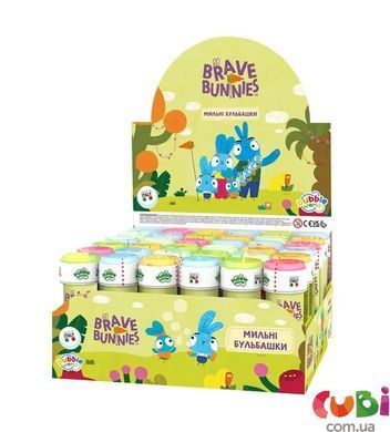 Мильні бульбашки &ndash; Brave Bunnies (60 мл) (103001110071), комбінований