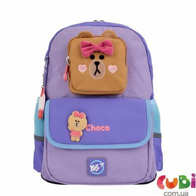 Рюкзак шкільний YES S-104 Line Friends Pretty Choco (559836), комбінований