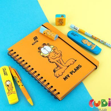 Щоденник на спіралі Kite Garfield (GF26-438), тверда обкладинка