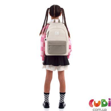 Рюкзак GoPack Education Teens 141L бежевий, коричневий (GO26-141L-1)