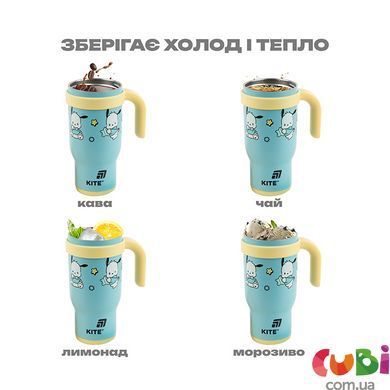 Термокружка з трубочкою Kite Pochacco (PC25-1266), 530мл, М'ятний