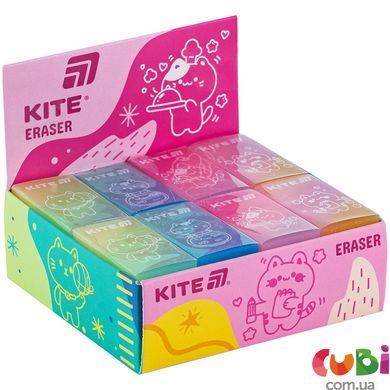 Гумка кольорова Kite Jelly cat, асорті (K24-143)