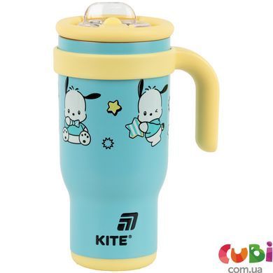 Термокружка з трубочкою Kite Pochacco (PC25-1266), 530мл, М'ятний