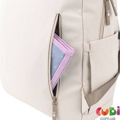 Рюкзак GoPack Education Teens 141L бежевий, коричневий (GO26-141L-1)