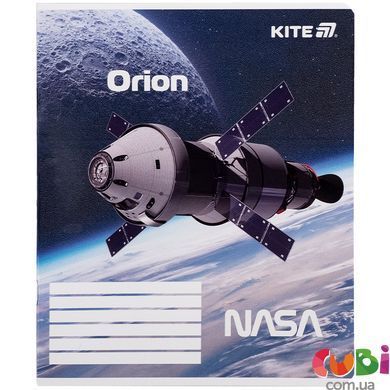 Тетрадь школьная Kite NASA NS25-236, 18 листов, клетка