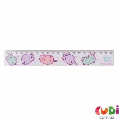 Лінійка Yes 20 см "Pusheen" (370622)