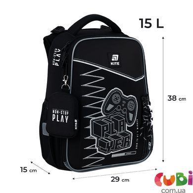 Рюкзак каркасный школьный Kite Education Player K25-531M-3, комбинированый
