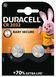 Специальная литиевая батарейка типа &laquo;таблетка&raquo; Duracell 2032 3V (DL2032/CR2032), предназначена для использования в брелоках, весах, портативных и медицинских устройствах, 2 шт. в упаковке