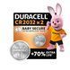 Специальная литиевая батарейка типа &laquo;таблетка&raquo; Duracell 2032 3V (DL2032/CR2032), предназначена для использования в брелоках, весах, портативных и медицинских устройствах, 2 шт. в упаковке