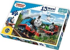 Пазлы и - (15 элементов MAXI) - Быстрые локомотивы Томас и друзья Trefl (14283)