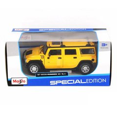 Машинка іграшкова Hummer H2 SUV, масштаб 1:27, 31231 yellow