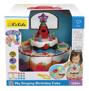 Іграшка інтерактивна K's Kids Іменинний торт, KA10543-GB, комбінований