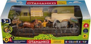 Ігровий набір OTAMANKO Веселий хутір (трактор з двома прицепами, кінь і вівці к:різнокольоровий, 8831