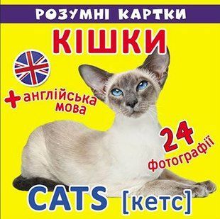 Розумні картки. Кішки. 12 карток