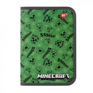 Папка для тетрадей Yes пластиковая на молнии В5 "Minecraft. Creepers" (492203)