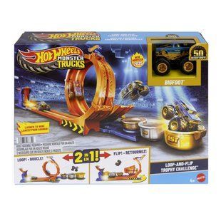 Ігровий набір Петлі та трюки серії Змагання за кубок Monster Trucks Hot Wheels (JBX64)