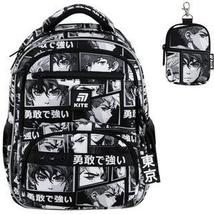 Рюкзак школьный Kite Education Anime Boy K25-773M-4, комбинированый