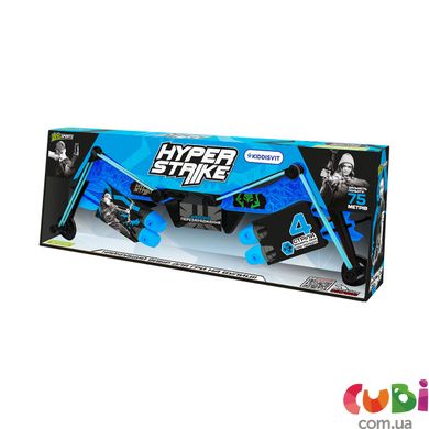 Лук для игры серии "Hyper Strike" (синий, 4 стрелы), синий
