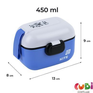 Ланчбокс Kite Kite 450 мл синий (K25-1185-2)