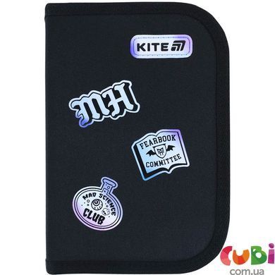 Пенал Kite 1 отделение, 2 отворота, без наполнения 622 MH (MH26-622), Чорний