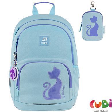 Набор для школы Kite Education Catsline SET_K25-585M-1 (рюкзак, пенал, сумка), комбинированый