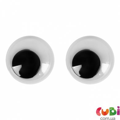 Глазки SANTI самоклеящиеся, черные, d-12мм, 50 шт. уп., 954633