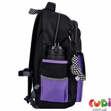 Рюкзак шкільний YES TS-48 Purple Hearts (559923), комбінований