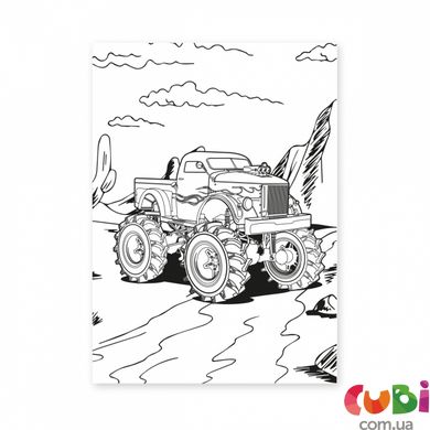 Раскраска А4 1 Вересня "Monster Truck" (742810)