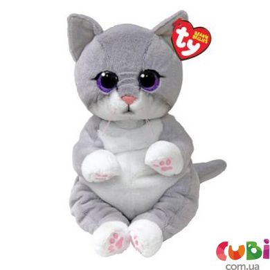 Дитяча іграшка м’яконабивна TY BEANIE BELLIES 25 см 43203 Сіре кошеня MORGAN