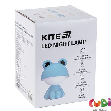 Світильник-нічник LED з акумулятором Kite Cute Mouse K25-316-2-3, блакитний