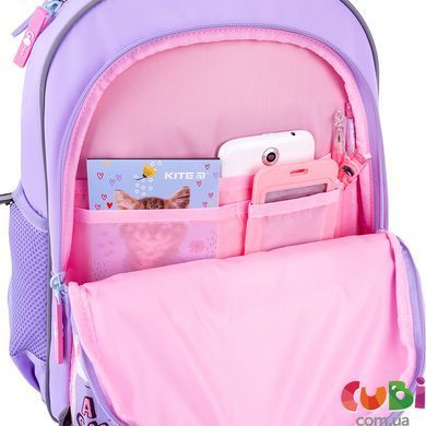 Рюкзак шкільний GoPack Education Cute Ears GO26-182M-4, Бузковий