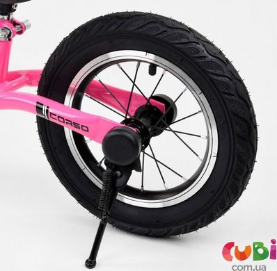 Дитячий велобіг CORSO 12" Рожевий (88621)