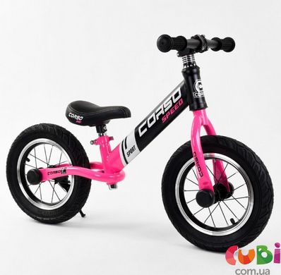 Дитячий велобіг CORSO 12" Рожевий (88621)