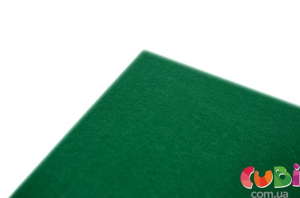 Фетр Santi мягкий, темно-зеленый, 21*30см (10л) (740456)