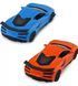 Автомодель - CHEVROLET CORVETTE Z06 2023 (оранжевый, светло-голубой)
