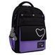 Рюкзак шкільний YES TS-48 Purple Hearts (559923), комбінований