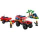 Конструктор дитячий ТМ Lego Пожежний позашляховик з рятувальним човном (60412)