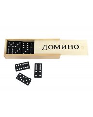Настольная игра Домино в деревянном футляре (B15623)