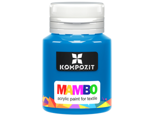 Краска по ткани МАМВО ART Kompozit, 20 мл, 20 мл, 018 синий темный, 018 синій темний