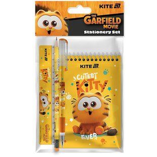 Набор канцелярских принадлежностей Kite Garfield GF25-S03, 4 предмета