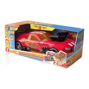 Гоночный автомобиль-гараж 2 в 1 (красный) Hot Wheels (HWCC15R)