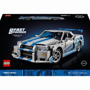 Конструктор Lego Technic Двойной форсаж Автомобиль Nissan Skyline GT-R (R34) (42210), комбинированый