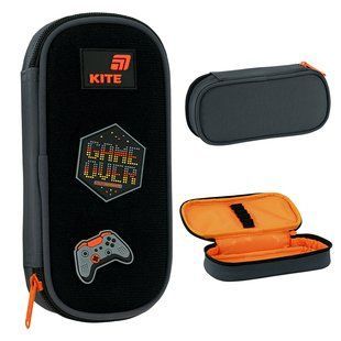 Пенал Kite 662 Game Zone (K26-662-10), Чорний