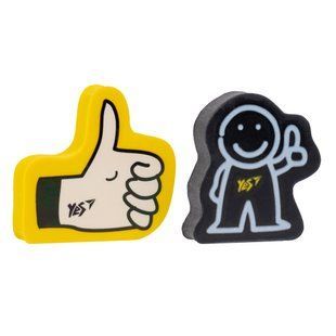 Ластик фигурный Yes Не ускладнюй! 2 дизайна микс