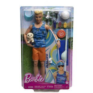 Набір з лялькою Кен Найкращий серфер Barbie, HPT50, комбінований