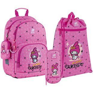 Школьный набор Kite Education My Melody SET_HK25-585M-2 (рюкзак, пенал, сумка для обуви), комбинированый