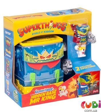 Игровой набор SUPERTHINGS серии "Kazoom Power" - СКРЫТАЯ БАЗА МИСТЕРА КИНГА
